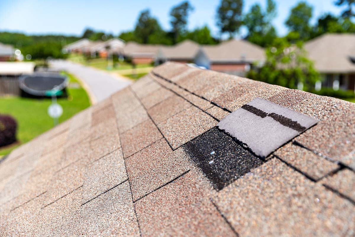 roof damage, wind storm, wind damage