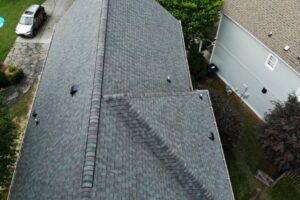 New roof installed for a two-story property in Raleigh, NC