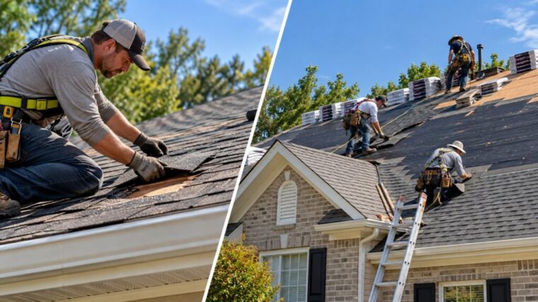 Roof Repair vs Replacement